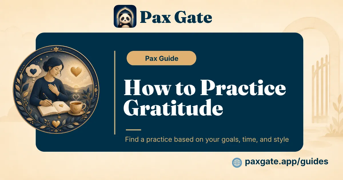 How to practice gratitude featured guide